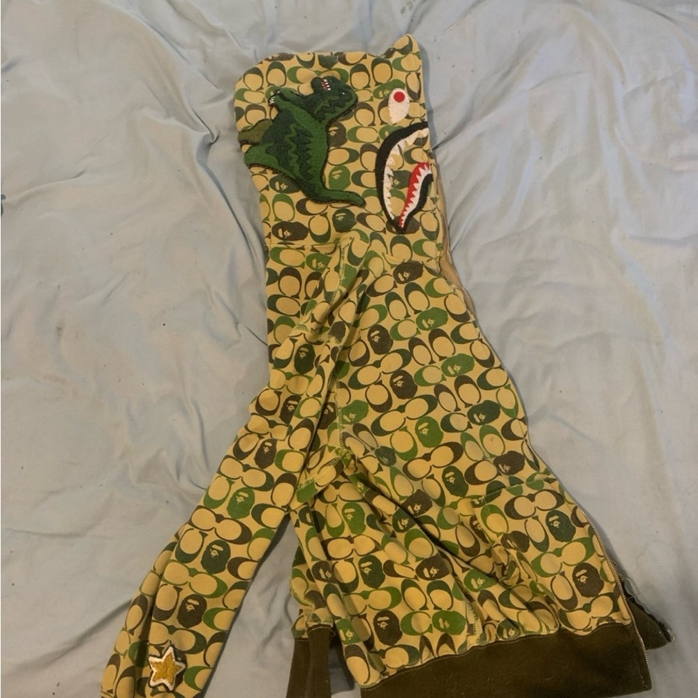 Bape X Coach full zip Hoodie